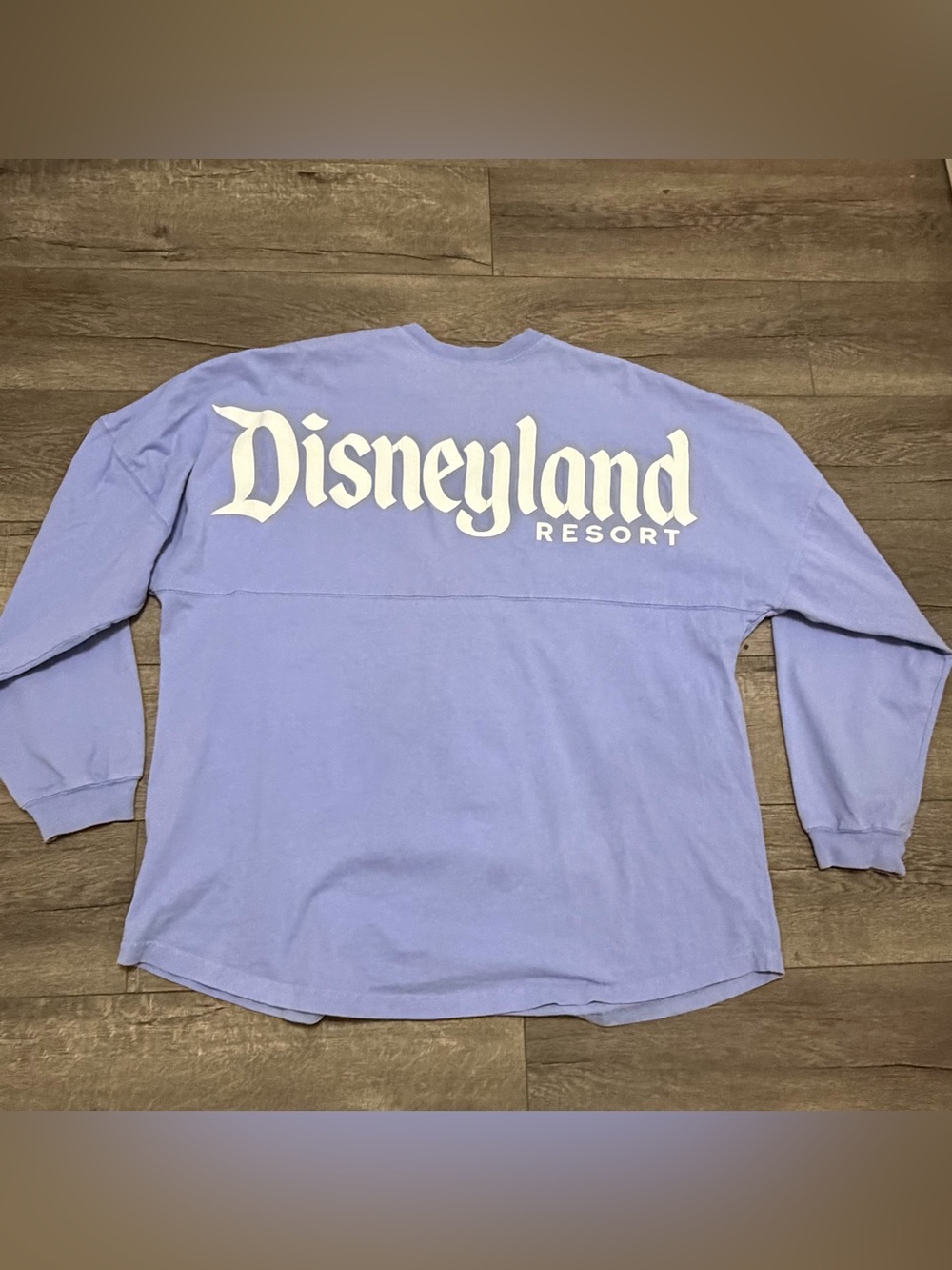 Disney Spirit Jersey Disneyland Resort Lavender Long Sleeve Tshirt Sz XXL